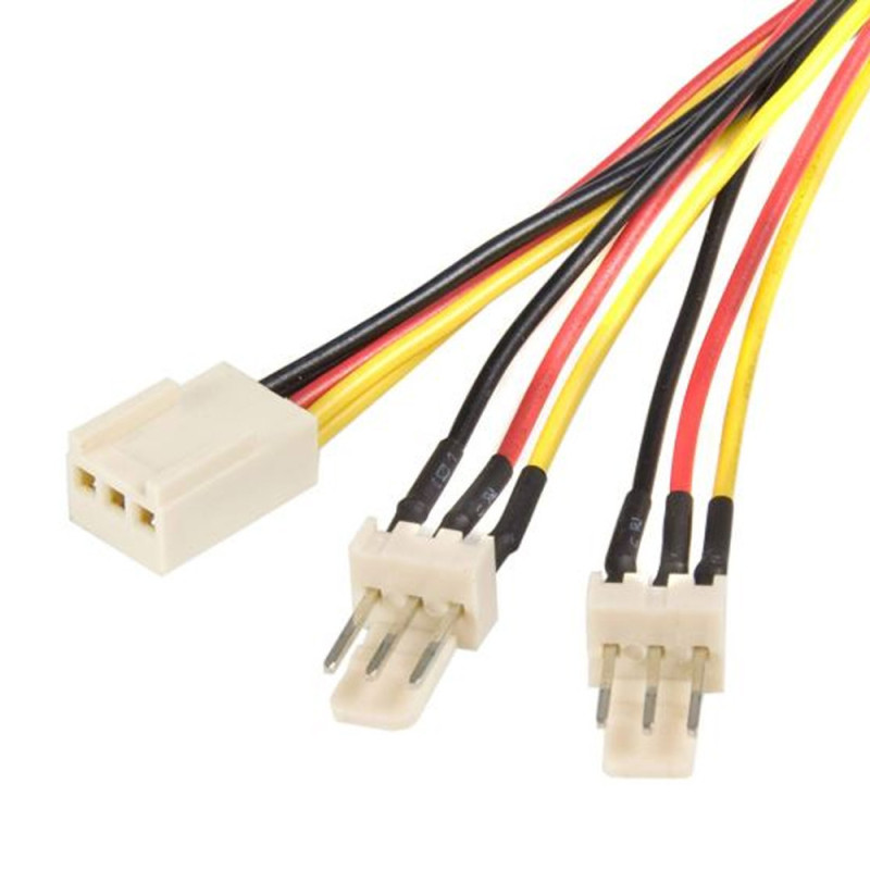 Astrotek Fan Power Cable 20cm - 2x3pin Male to 3 pins Female