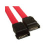 Astrotek SATA Data Cable 50cm 7 pins to 7 pins Straight 26AWG Red