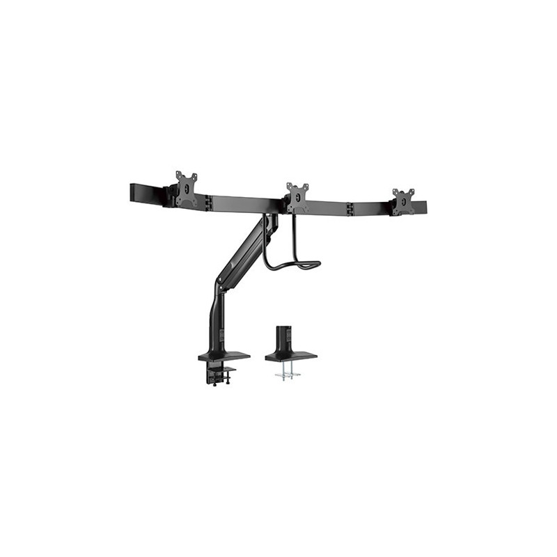 Brateck LDT43-C031 Triple Monitors Select Gas Spring Aluminum Monitor Arm