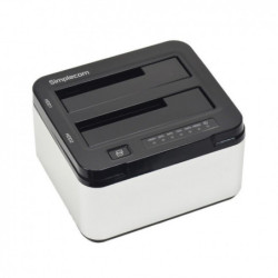 Simplecom SD322 Dual Bay USB 3.0 Aluminium Docking for 2.5/3.5 Silver