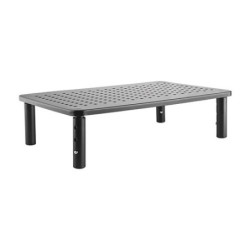Brateck Metal Monitor and Laptop Stand - Black