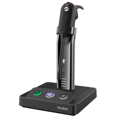 Yealink WH63 Standard UC DECT Wireless Headset for Microsoft Teams, Busylight On Headset, DECT connectivity for wireless operati