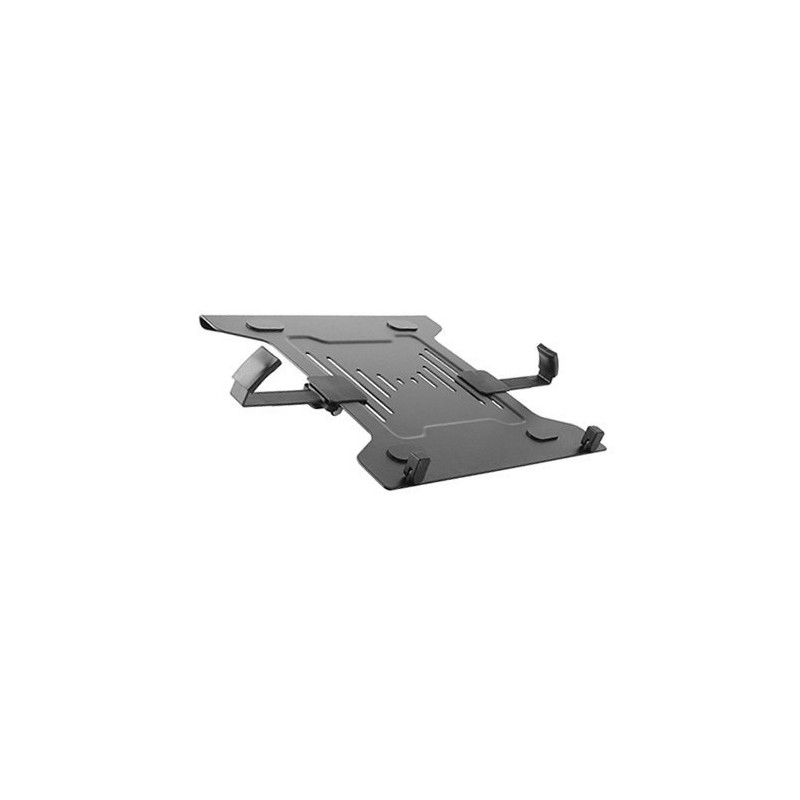 Brateck Steel Laptop Holder Fits10in-15.6in for most desk mounts with standard 75x75/100x100 VESA plate
