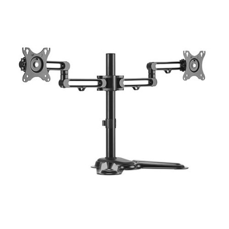 Brateck Dual Free Standing Monitor Premium Articulating Aluminum Monitor Stand Fit Most 17in-32in Monitors Up to 8kg per screen 