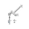 Brateck Dual Monitor Epic Gas Spring Aluminium Monitor Arm 17in-32in - Gloss Grey