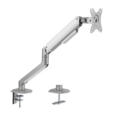 Brateck Single Monitor Economical Spring-Assisted Monitor Arm Fit Most 17in-32in Monitors - Up to 9kg per screen VESA 75x75/100x