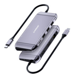 Mbeat Elite X11 Dual HDMI 9-in-1 Multiport USB-C Dock with Power Delivery