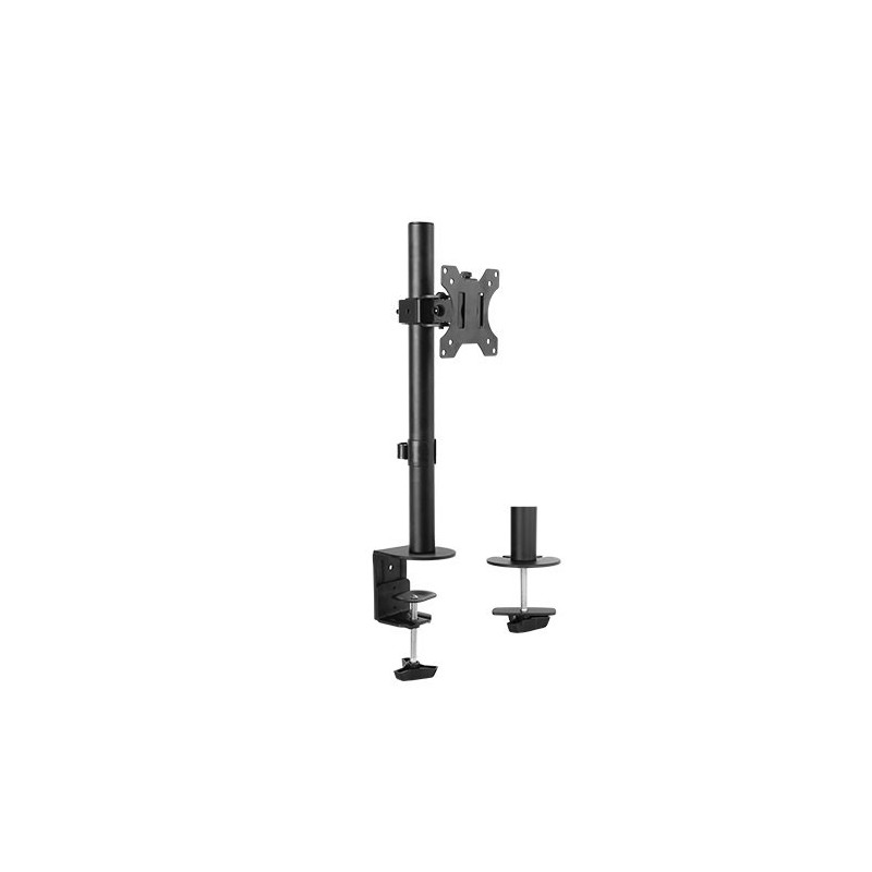 Brateck Dual-Screen Economical Double-joint Articulating 13in-32in Monitor Stand