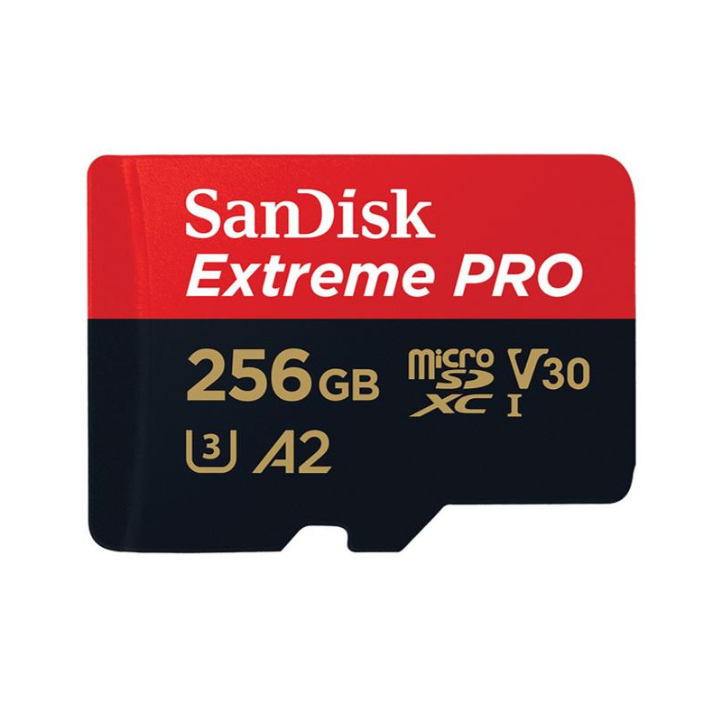 SanDisk 256GB Extreme PRO MicroSDXC UHS-I Memory Card - 200MB/s