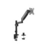 Brateck Single Monitor Pole-Mounted Gas Spring Monitor Arm - 17in - 32in