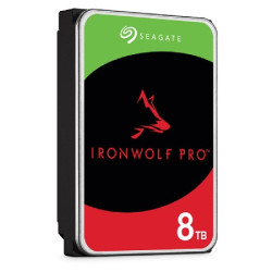 Seagate Ironwolf Pro - NAS - 3.5in HDD - 8TB - Sata 6GB/S - 7200Rpm - 256Mb Cache - 5 Years Or 2M Hours Mtbf Warranty