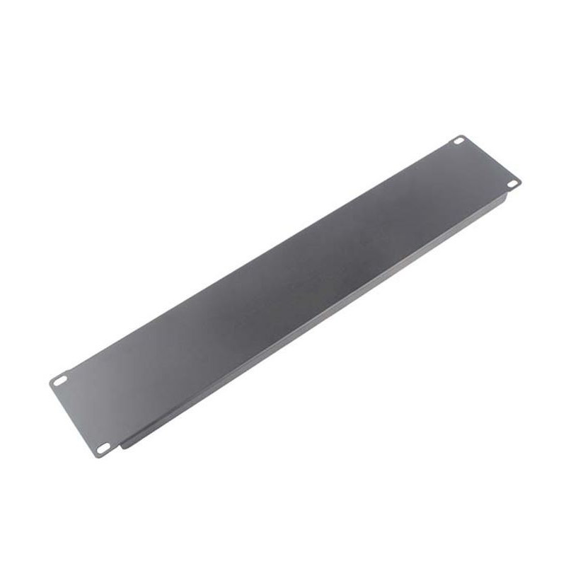 LDR 2U 19in Blanking Panel - Rack Mountable 19in - Black Metal Construction