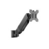 Brateck Slatwall Gas Spring Monitor Arm - Effortless Monitor Height Adjustment with Gas Spring - for 13in-27in Screen - Up to 6.