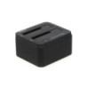 Simplecom SD322 Dual Bay USB 3.0 Aluminium Docking Station for 2.5in and 3.5in SATA HDD Black