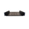LDR Cantilever 2U 452mm Deep Shelf Recommended for 19in 1000mm Deep Cabinet - Black Metal Contruction