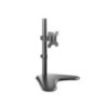 Brateck Single Free Standing Screen Economical double Joint Articulating Stell Monitor Stand Fit Most 13in-32in Monitor Up to 8 