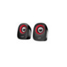 Genius SP-Q160 Red/Black 3.5mm 2.0 USB powered Speaker