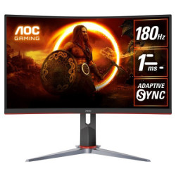 AOC CQ27G2X 27" 2K Curved Gaming Monitor 180Hz HDMI DP