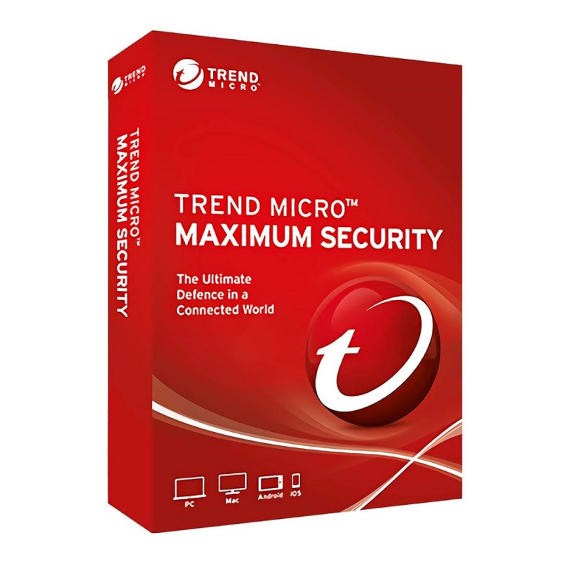 Trend Micro Maximum Security 3 Devices, 2 Year Retail 