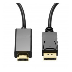 DisplayPort to HDMI 4K 1080p 1.8M Cable