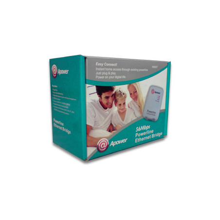 APOWER M56ST ETHERNET OVER POWER (56Mbps)