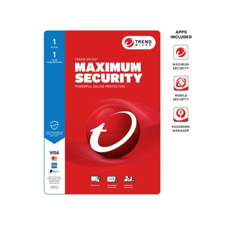 TM Maximum Security (1 Device) 1yr AR