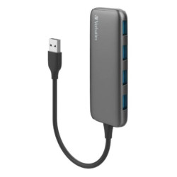 USB A 3.0 HUB WITH 4X USB A 3.0 - GREY