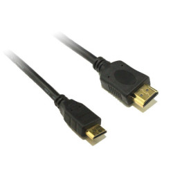 8Ware Mini HDMI to HDMI Cable 3m with Ethernet 1.4V 3D HD 1080p Male to Male for Camera Camcorder Mobile Laptop Tablet Graphic V