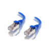 Astrotek CAT6A Shielded Ethernet Cable 25cm/0.25m Blue Color 10GbE RJ45 Network LAN Patch Lead S/FTP LSZH Cord 26AWG