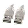 8Ware 3m USB 2.0 Cable - Type A to Type A Male to Male High Speed Data Transfer for Printer Scanner Cameras Webcam Keyboard Mous