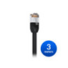 Ubiquiti UniFi Patch Cable Outdoor 3M Black, Single Unit All-weather, RJ45 Ethernet Cable, Category 5e, Weatherproof, 2Yr Warr