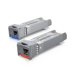 Ubiquiti UFiber SFP+ Single-Mode Module, 10G BiDi,  2 Pack, Same 10 Gbps Speed, Less Cable Required (Single Strand, LC Connector
