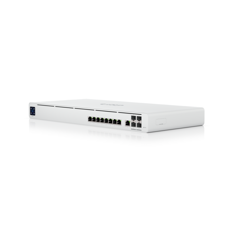 Ubiquiti UISP Router Professional, (9) GbE RJ45 ports, (4) 10G SFP+ ports, Integrated Layer 2 Switch,  Up to 9,500 Mbps NAT Thro