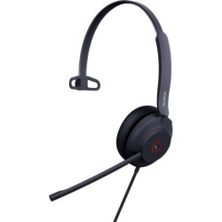 Yealink UH37 Mono USB Wired Headset, UC, USB-C, 35mm Speaker, Busylight, Leather Ear Cushion,HD Audio, 2Mic Noise Killer, Micros
