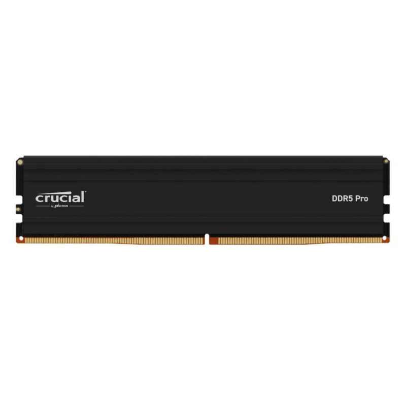 Crucial Pro 16GB (1x16GB) DDR5 UDIMM 5600MHz CL46 Black Heat Spreader Support Intel XMP AMD Ryzen for Desktop PC Gaming Memory