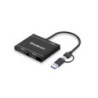 Simplecom DA327 USB 3.0 or USB-C to Dual HDMI Display Adapter for 2x 1080p Extended Screens
