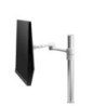 ATDEC SINGLE MONITOR DESK MOUNT, UP TO 8KG, VESA 75x75 , 100x100, WHITE, 10YR WTY