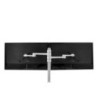 Atdec AFS-AT-DC-SW Dual Swing Arms on Post White