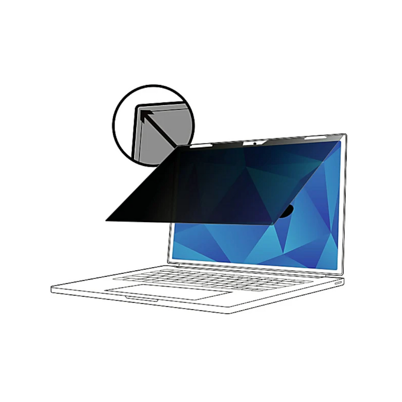 3M TF133W9B Touch Privacy Filter