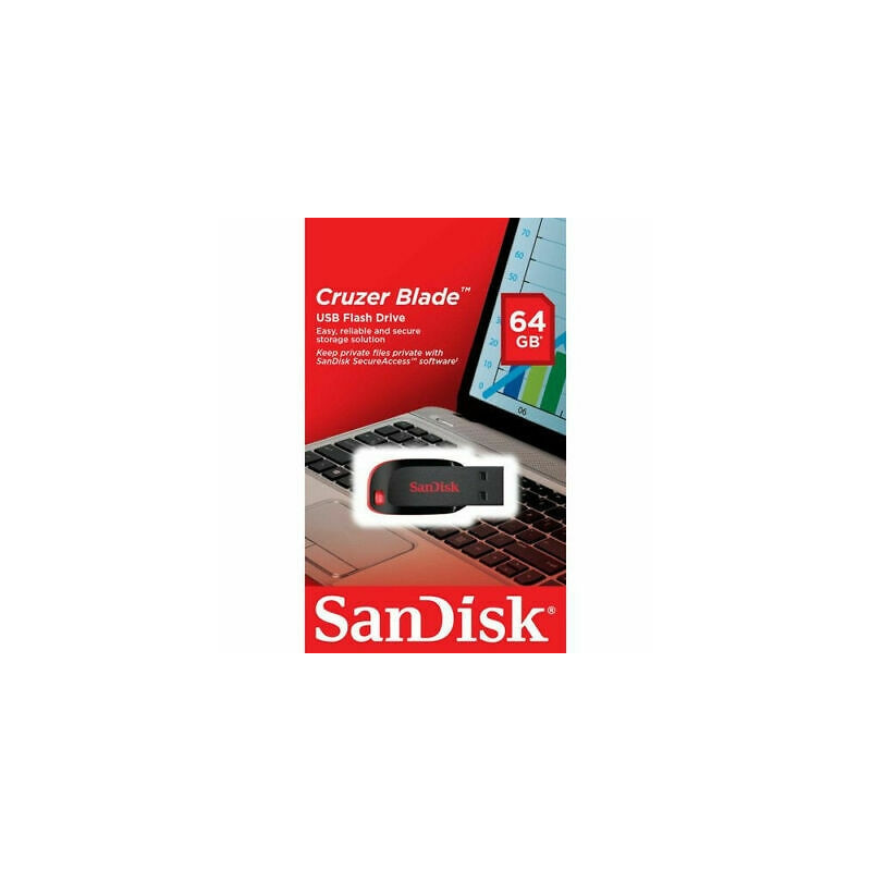 Sandisk Cruzer Blade CZ50 64GB USB Flash Drive