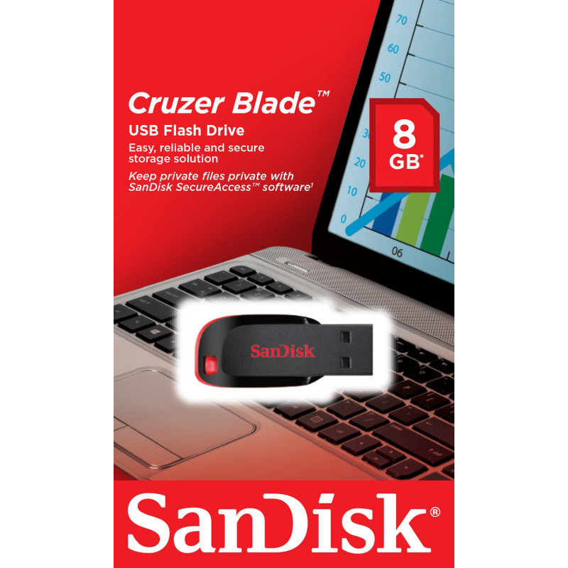 Sandisk Cruzer Blade CZ50 8GB USB Flash Drive