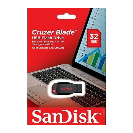 Sandisk Cruzer Blade CZ50 32GB USB Flash Drive