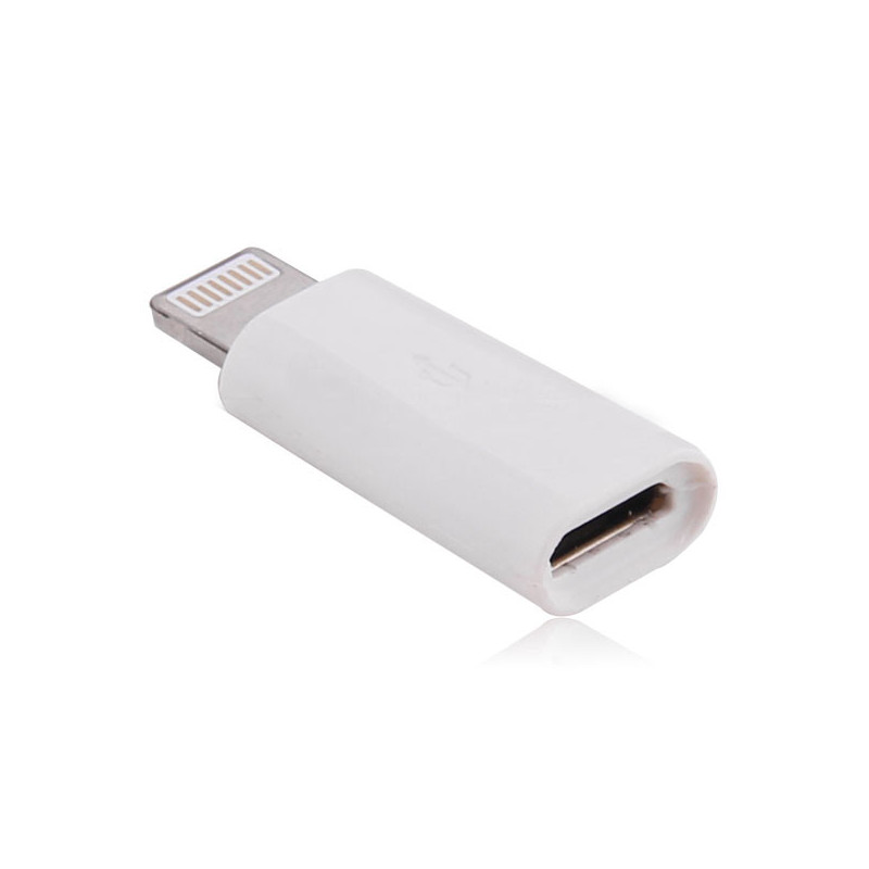 Micro USB to 8pin Adapter for iPhone 5S/5C/5/iPad Air/iPad Mini/iPod Nano7/Touch 5  