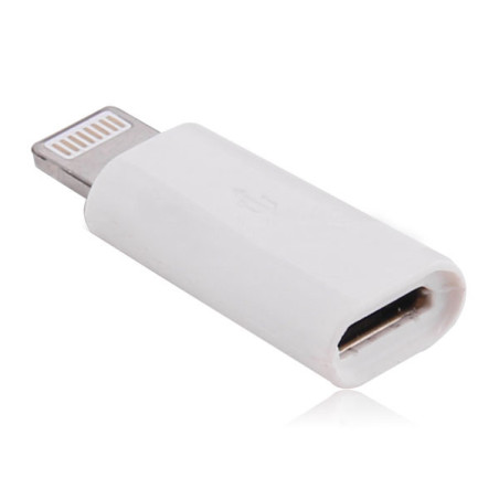 Micro USB to 8pin Adapter for iPhone 5S/5C/5/iPad Air/iPad Mini/iPod Nano7/Touch 5  
