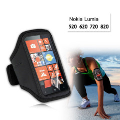 EZcool Gym Running Sport Armband for Nokia Lumia 720 Bonus Screen Protector