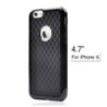 Carbon Fiber Back Cover for 4.7 Inch Apple iPhone 6 (Black/White/Blue/Red/Pink/Yellow)