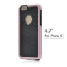 Carbon Fiber Back Cover for 4.7 Inch Apple iPhone 6 (Black/White/Blue/Red/Pink/Yellow)