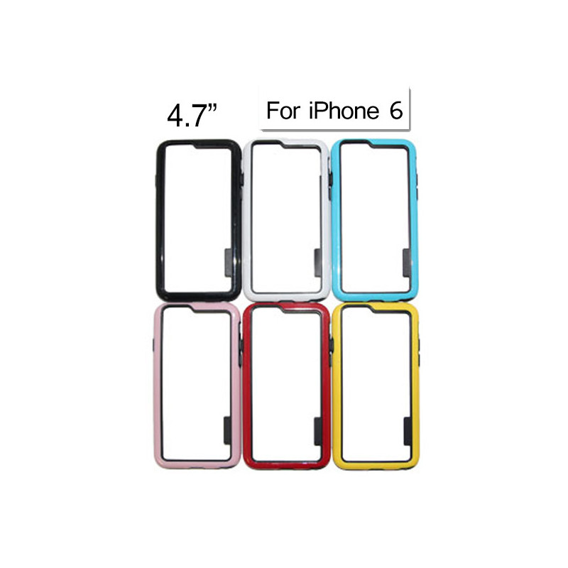 BUMPER for 4.7 inch Apple iPhone 6 (Black/White/Blue/Red/Pink/Yellow)
