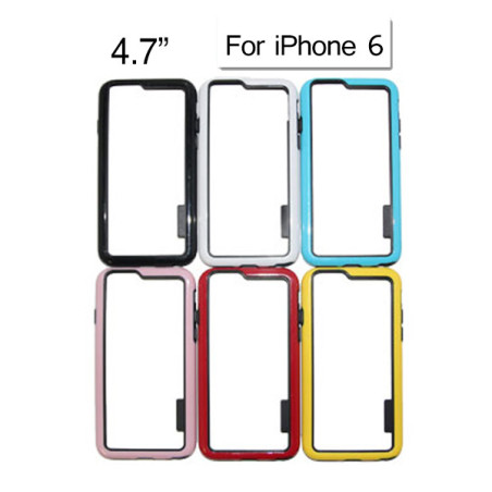 BUMPER for 4.7 inch Apple iPhone 6 (Black/White/Blue/Red/Pink/Yellow)