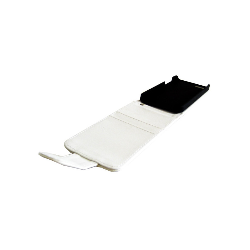 Verticle Leather Hard Case with Card Slot for iPhone 5 (Black and White only)